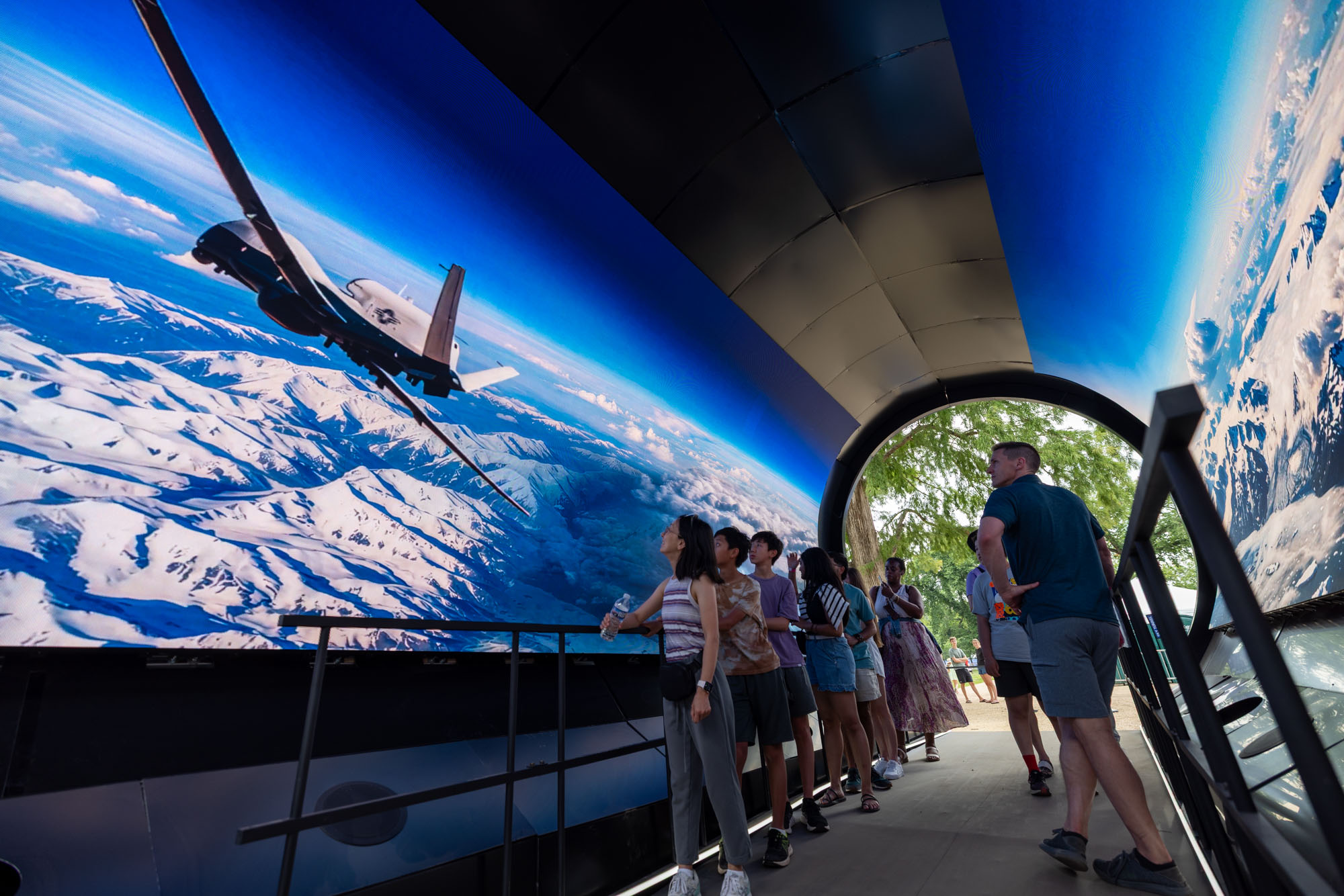 Northrop Grumman Sky Tunnel 8 by BRDG Studios